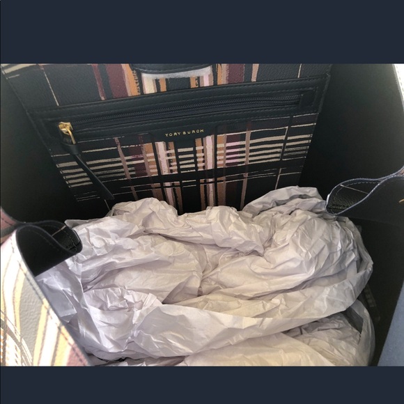 👒NWT Tory Burch👒Kerrington Large Square Tote - Picture 7 of 8